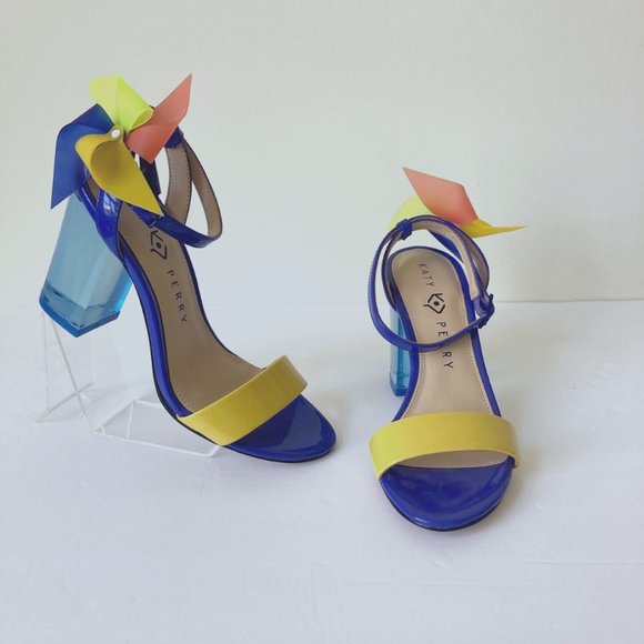 Katy Perry Collections Shoes - Katy Perry Collections The Pinwheels Heels Size 5.5 Colorful Fun Sandals Shoes